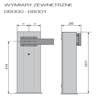 Szlaban CAME GARD G6000 do 6,5m