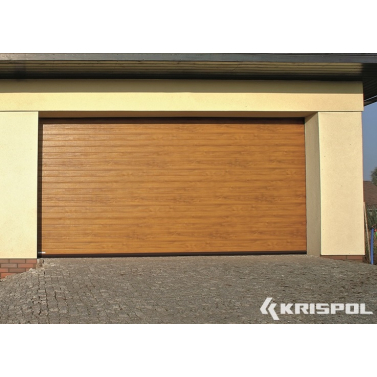 Brama garażowa KRISPOL 4500x2125 / Złoty Dąb / 40mm